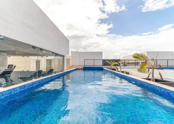 2 Bd With Private Balcony, Pool View, Gym Casa de férias Tulum